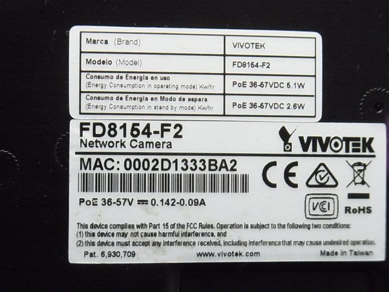 VIVOTEK FD8154-F2 | 中古OA機器ならリサイクルショップマウス